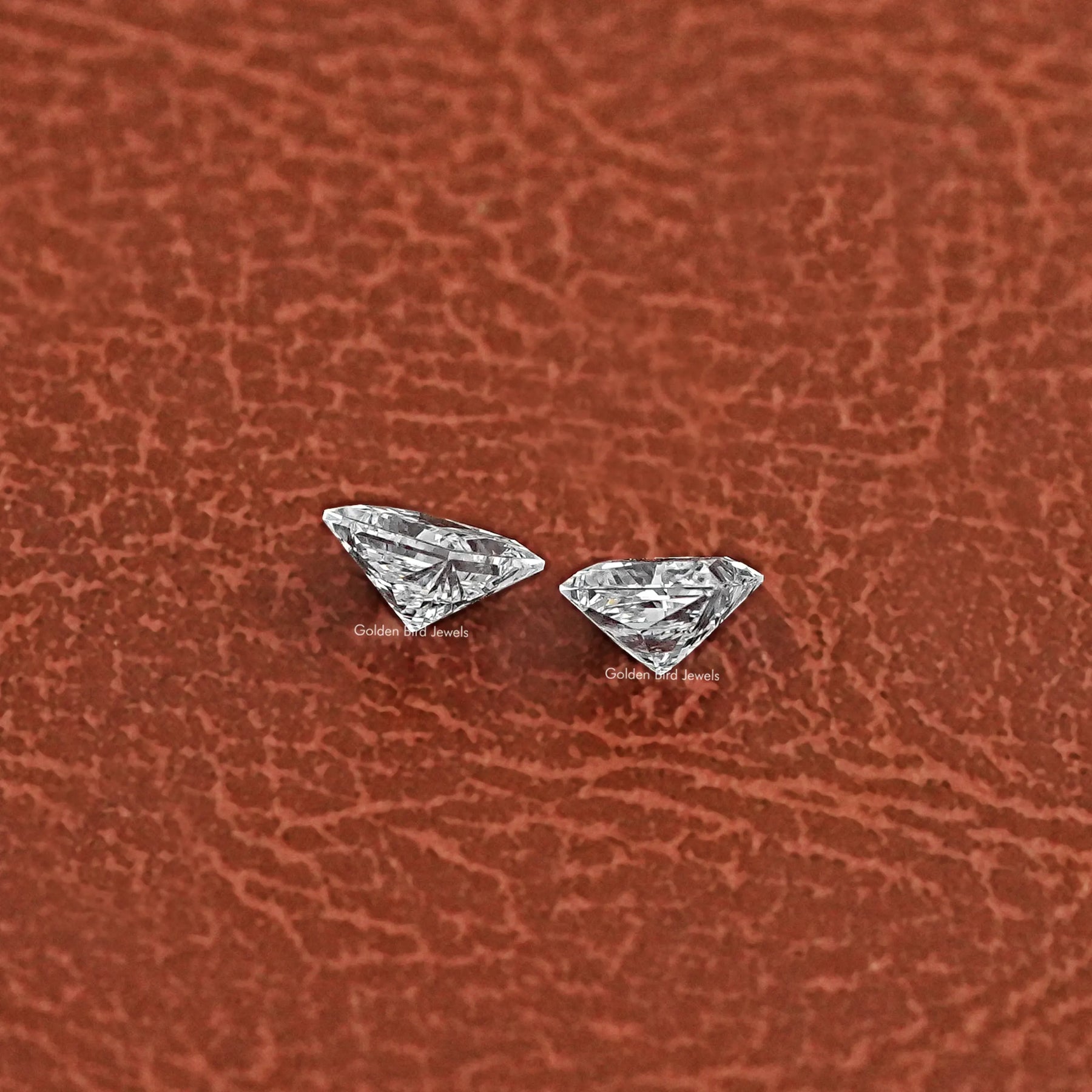 Side View Of Princess Lab Diamonds