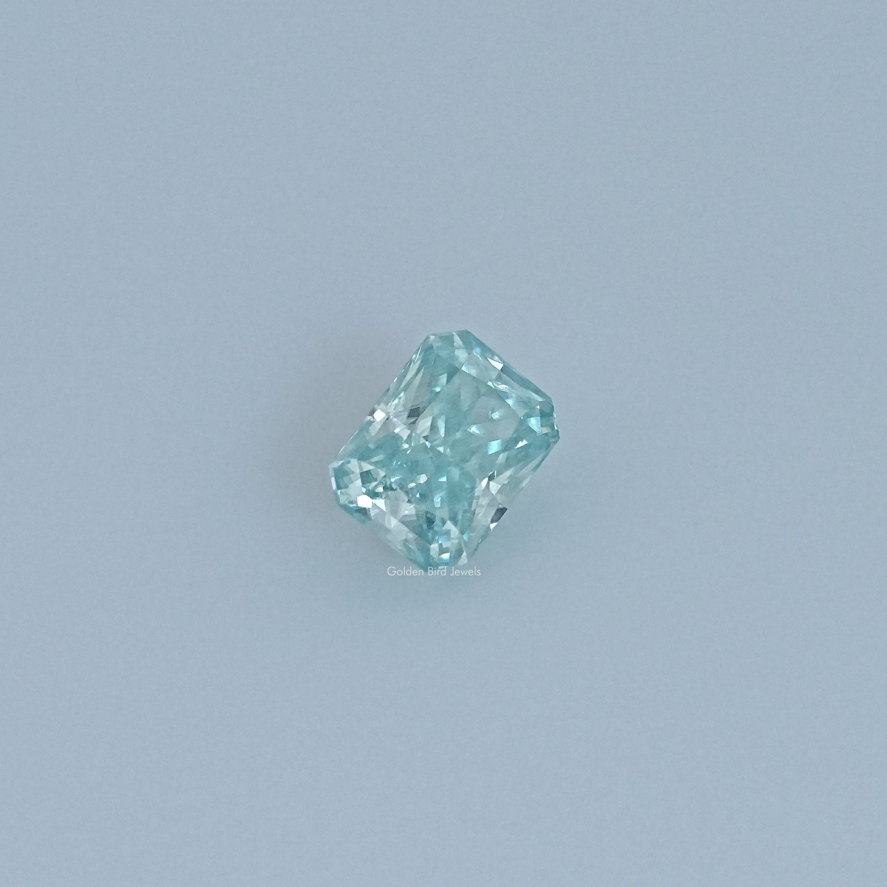 Top View of Radiant Cut Loose Moissanite