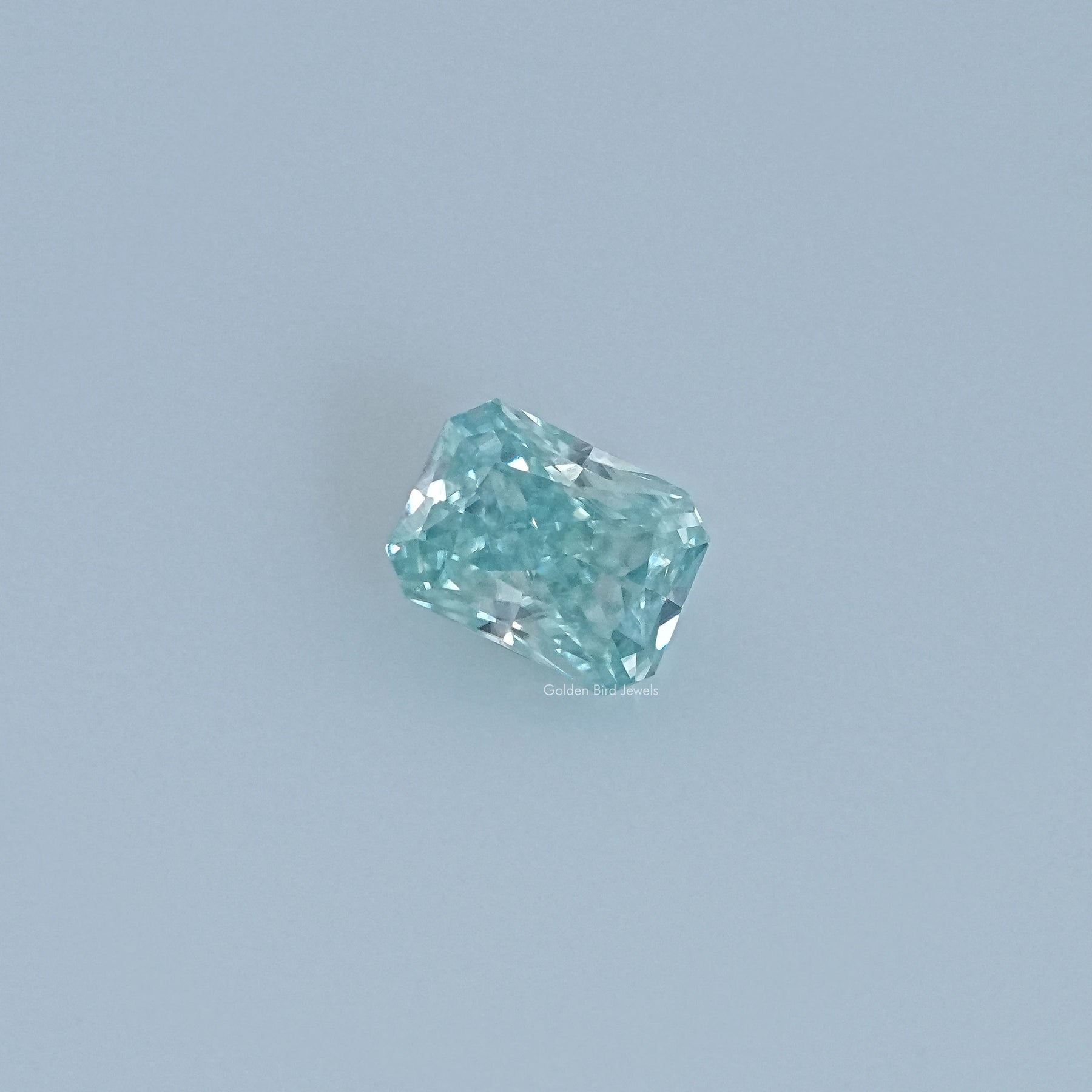 Detailed View Of Radiant Cut Loose Moissanite