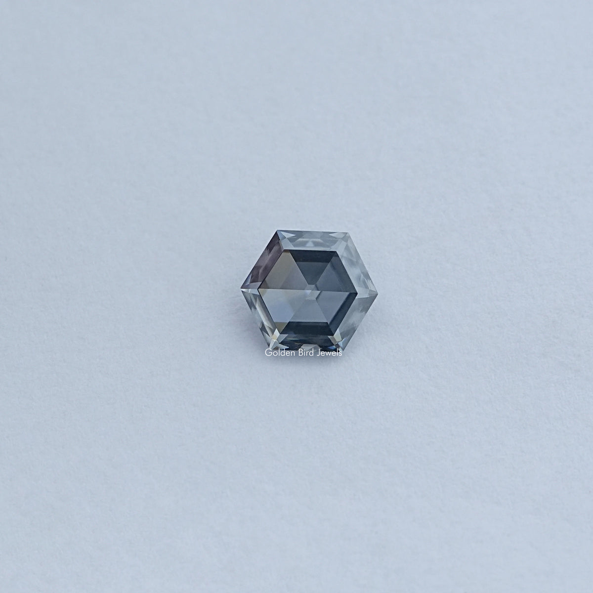 Rose Cut Hexagon Moissanite Loose Stone