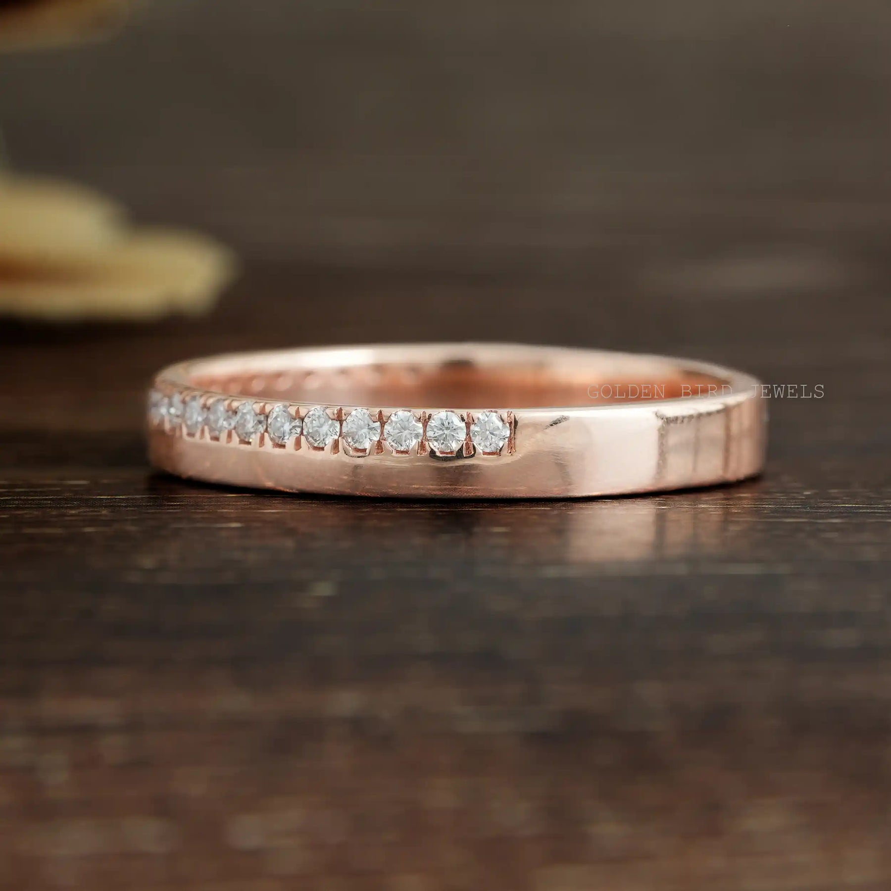 Round Cut Lab Diamond Eternity Band