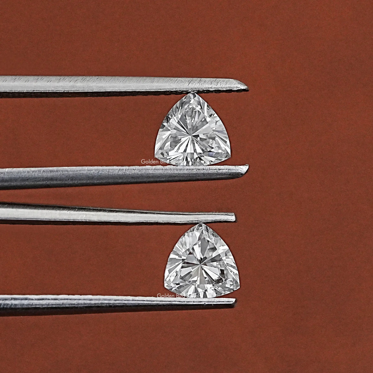 View Of Trillion Cut Lab Grown Diamond