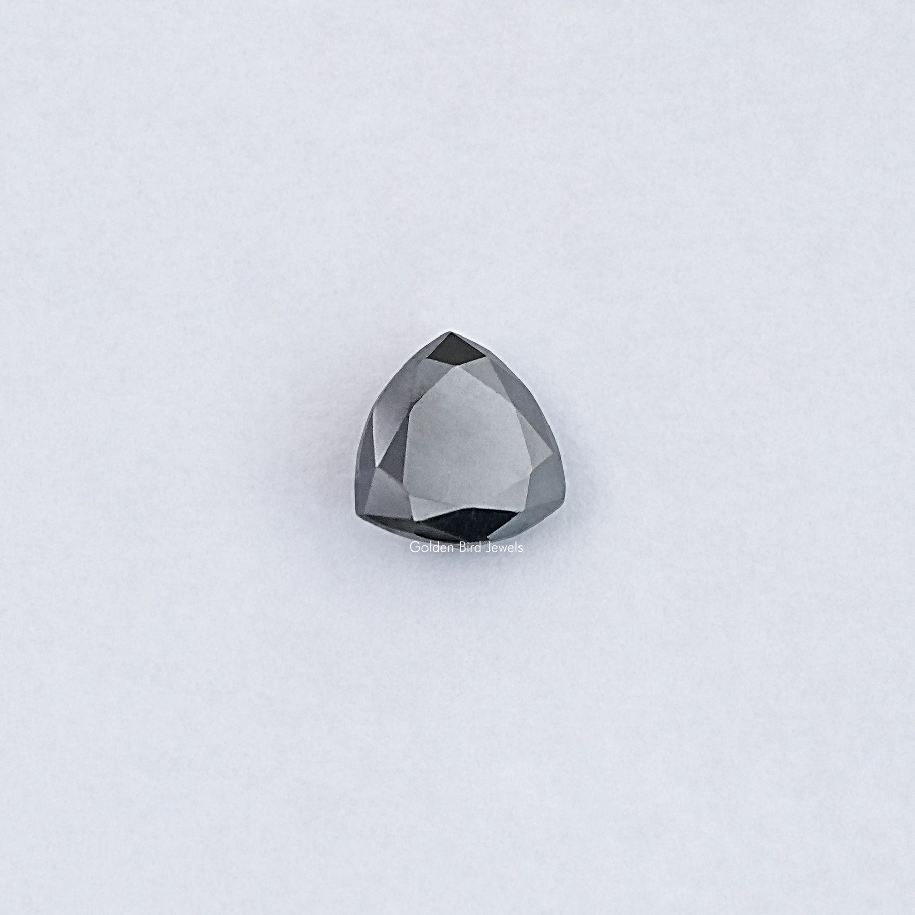View Of Trillion Cut Moissanite Loose Stone