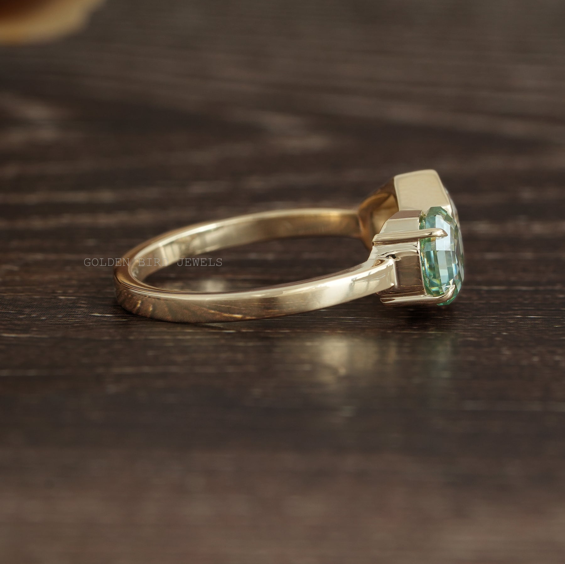 Unique Style Moissanite Toi Et Moi Engagement Ring