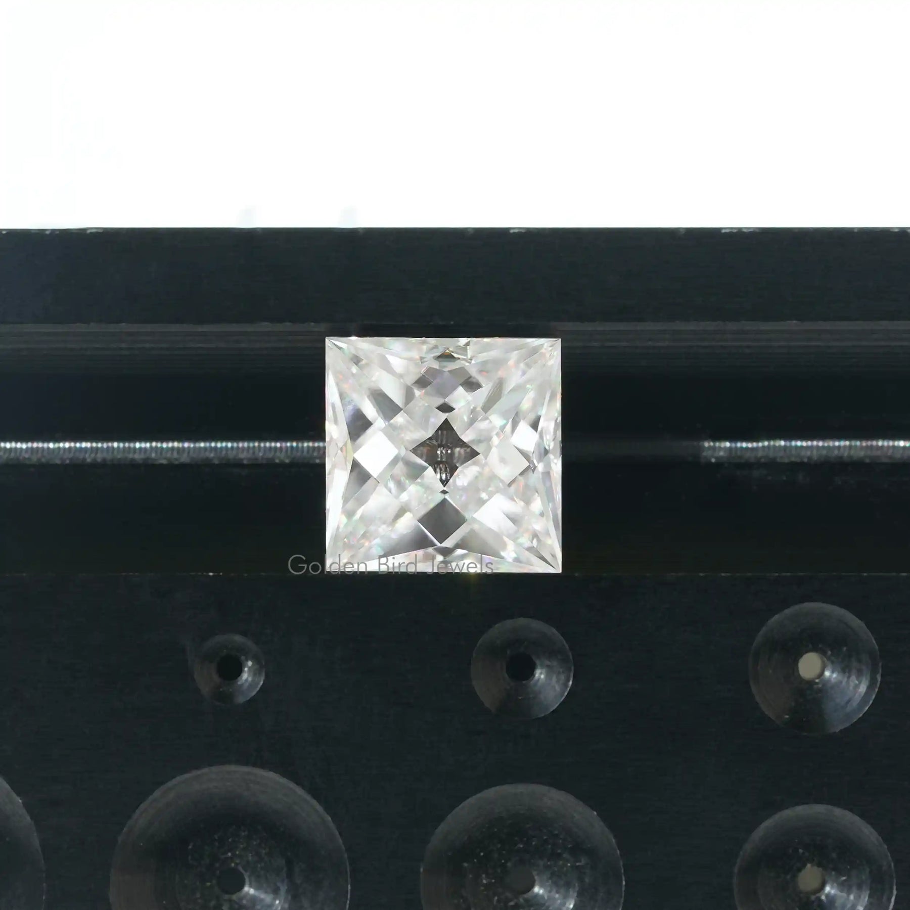 Top view of Moissanite French Cut Loose Stone