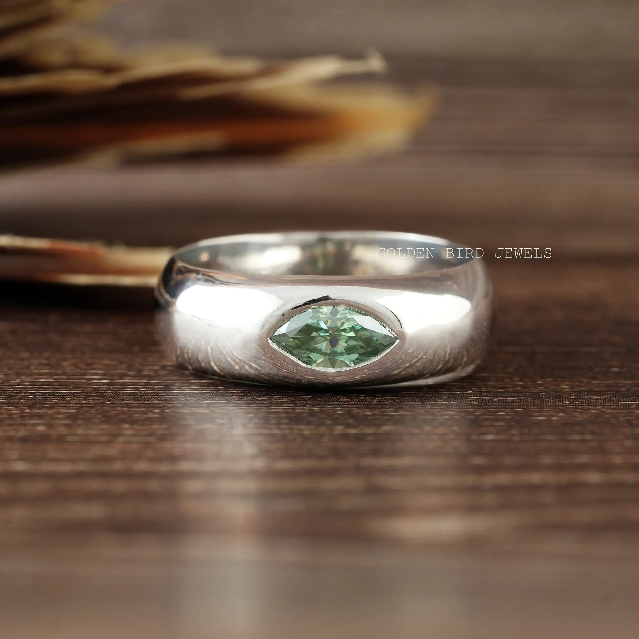 Men's marquise diamond deals ring