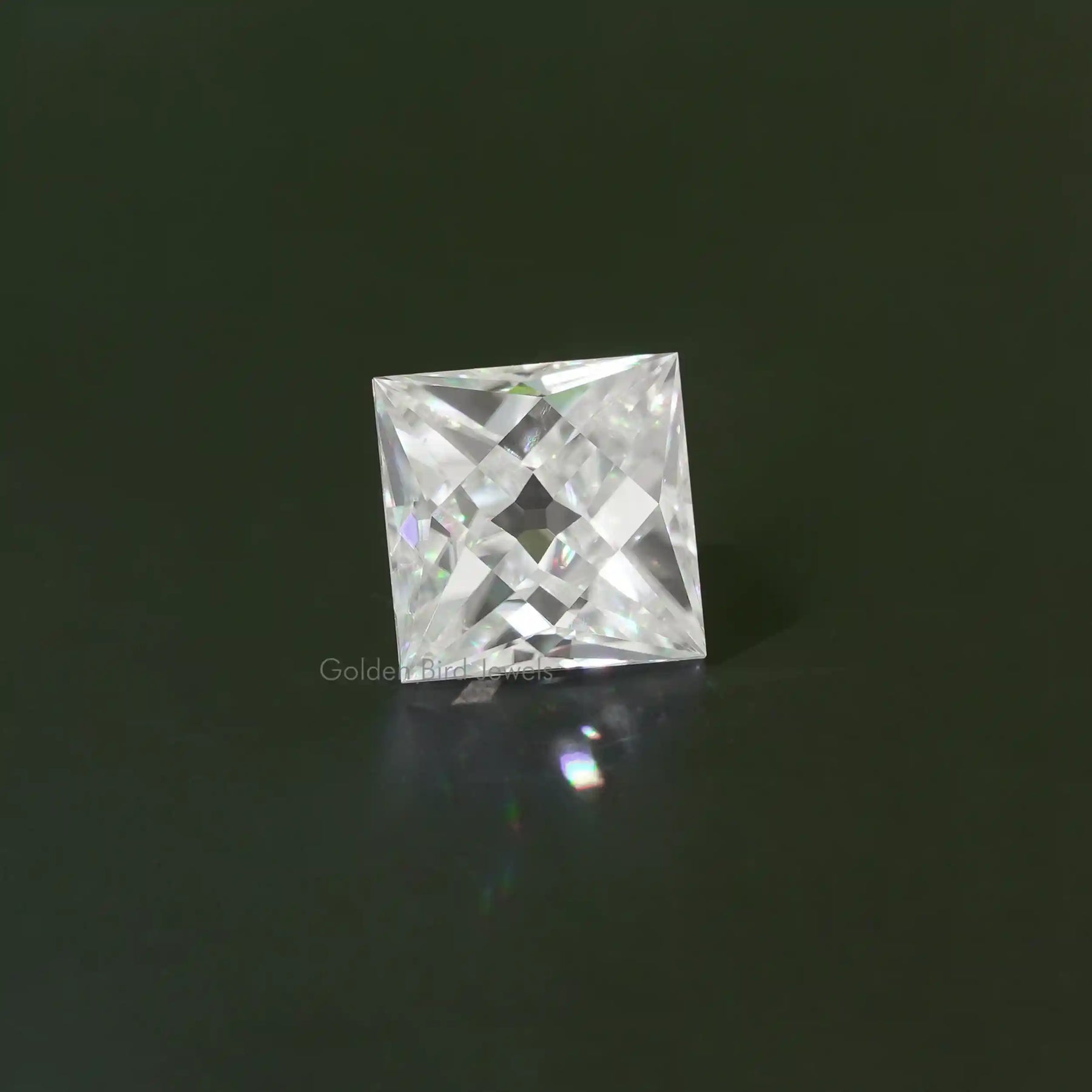 Colorless French Cut Loose Moissanite