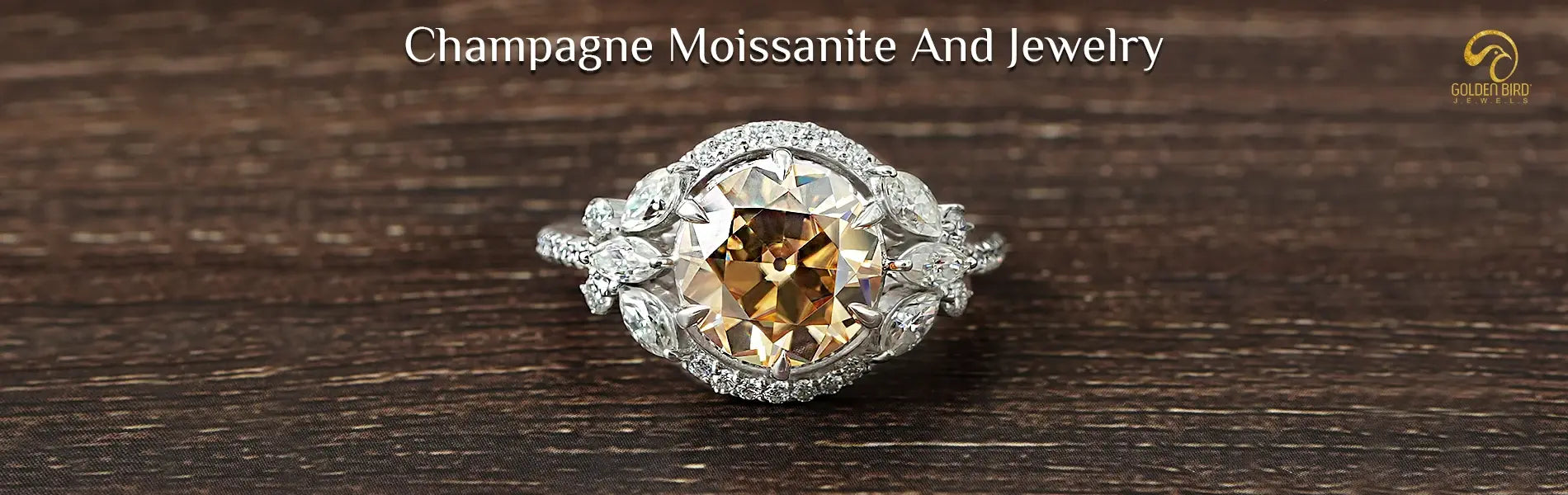 [Moissanite Champagne Jewelry For 2023]-[golden bird jewels]