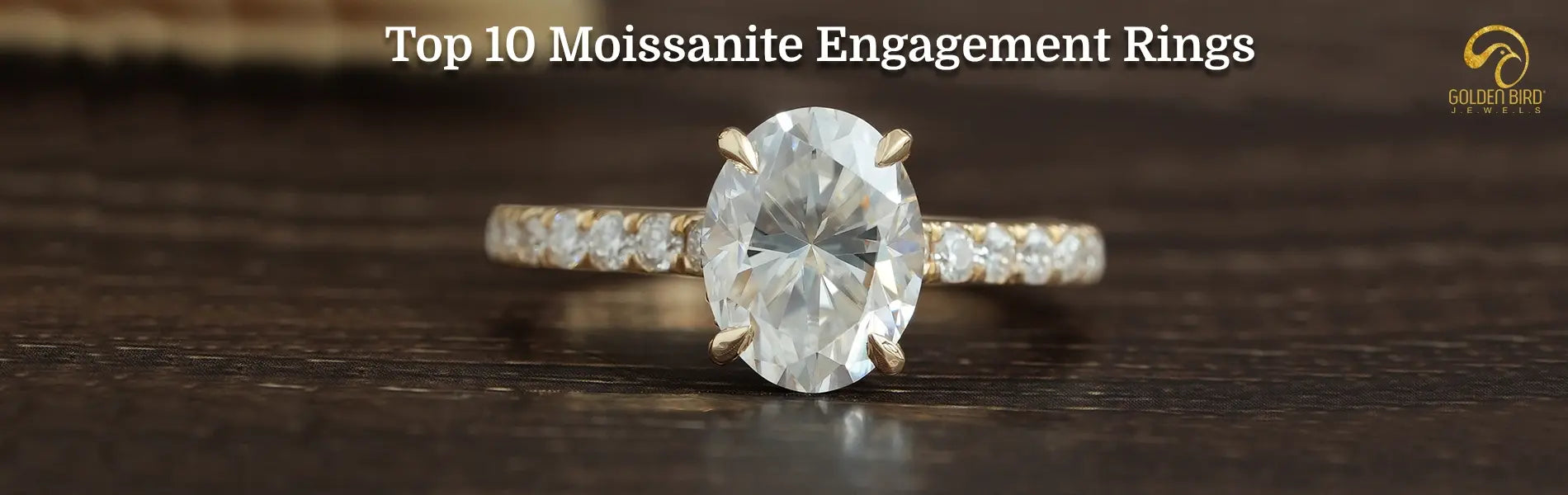 [Moissanite engagement rings for women to shop in gold and platinum]-[golden bird jewels]