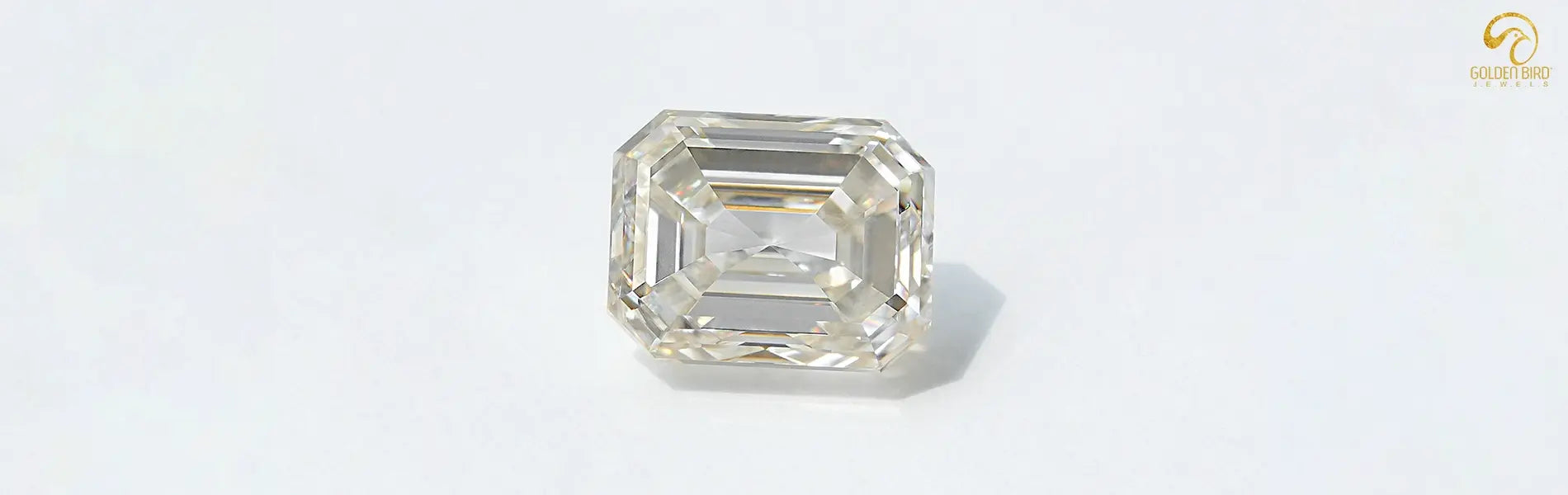 Asscher cut moissanite stone