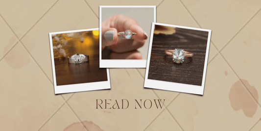  [Moissanite Gold Engagement Ring] - [Golden Bird Jewels]]