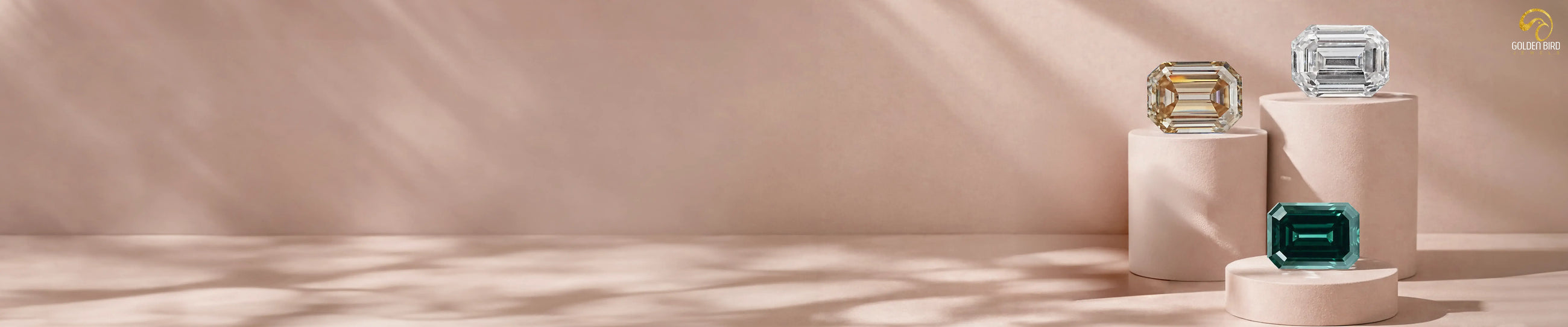 Premium moissanite with intense fire and shine