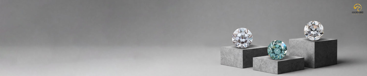 Old European round diamonds with vintage-inspired brilliance