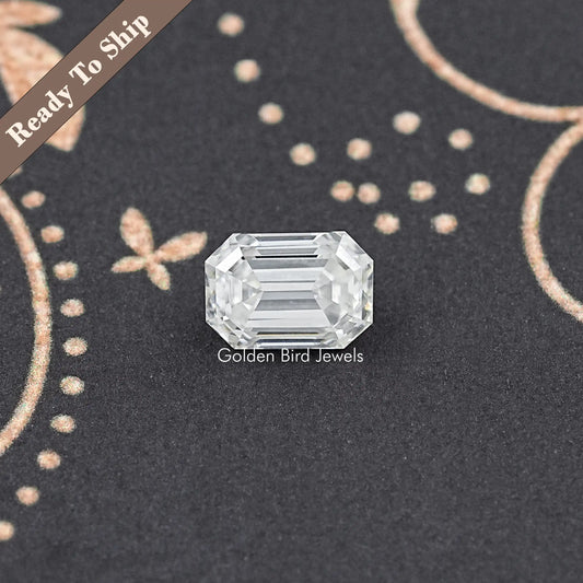3.40 CT Emerald Cut Moissanite Loose Stone