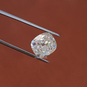 [Colorless Cushion Cut Loose Moissanite]-[Golden Bird Jewels]