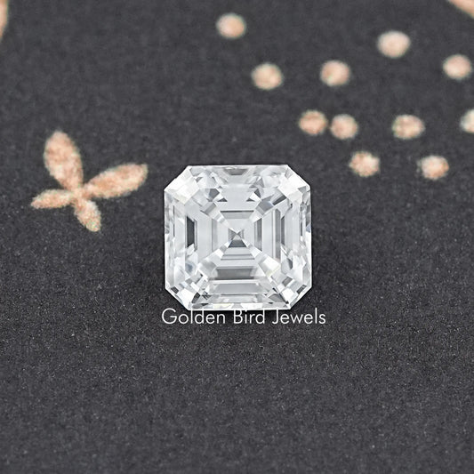 Asscher Cut Moissanite Loose Stone