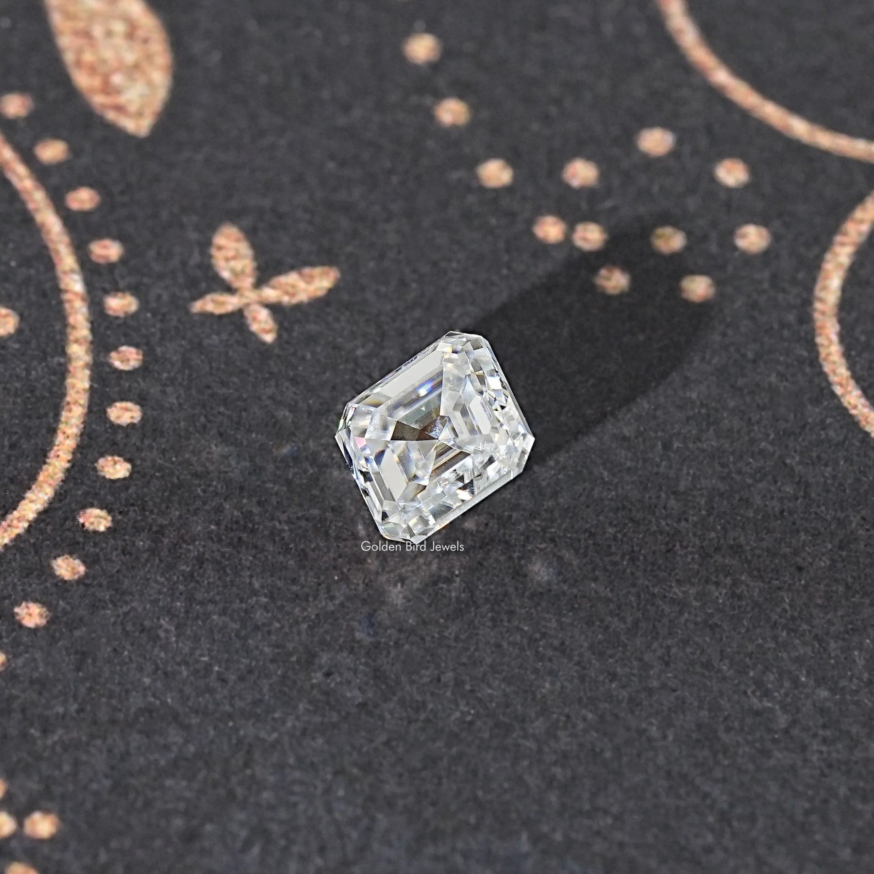 Colorless Asscher Moissanite Loose Stone