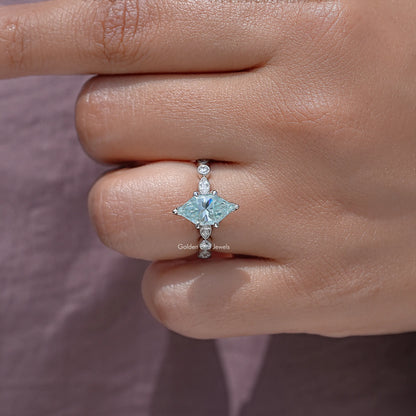 Dutch Marquise Moissanite Gemstone Engagement Ring