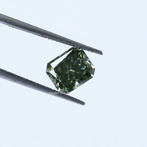 Moissanite Crushed Ice Radiant Cut Loose