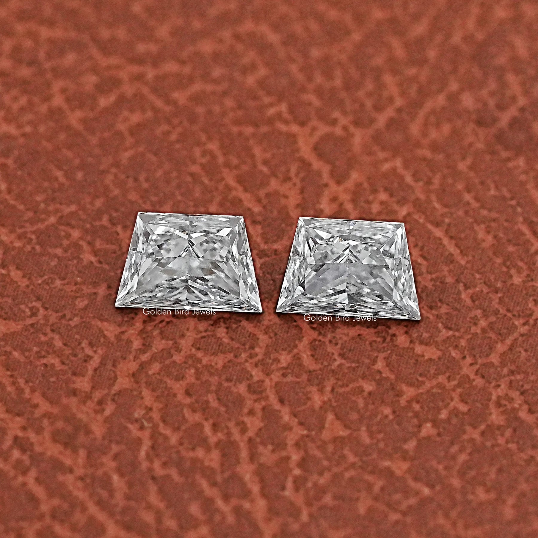 Brilliant Trapezoid Cut Loose Lab Diamond Pair
