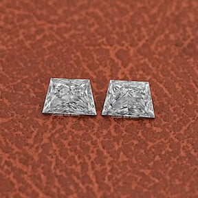 Brilliant Trapezoid Cut Loose Lab Diamond Pair
