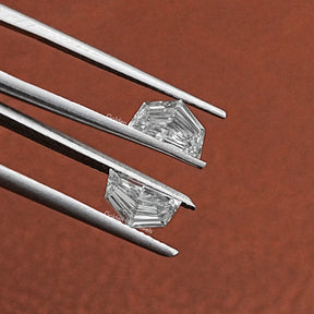 Detailed View Of Cadillac Shape Loose Diamonds