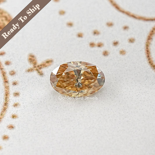 Crushed Ice Oval Moissanite Loose Stone