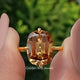 Old Mine Cushion Solitaire Moissanite Ring