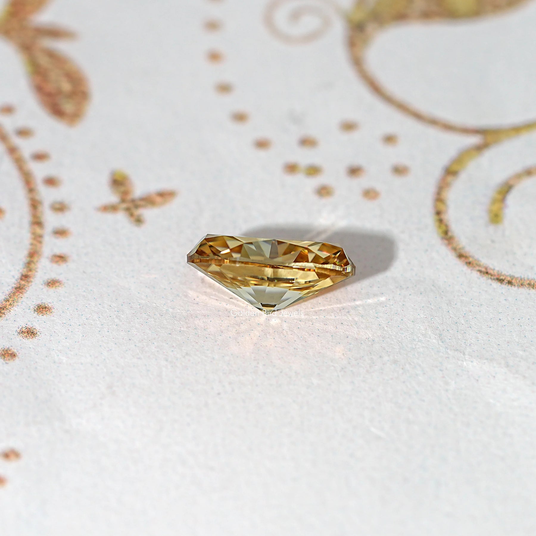 Champagne Oval Moissanite Loose Stone