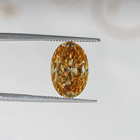 Champagne Oval Moissanite Loose Stone