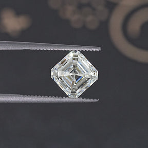 Colorless Asscher Moissanite Loose Stone