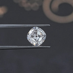 Colorless Old Mine Cushion Loose Moissanite Stone