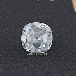 Colorless Old Mine Cushion Loose Moissanite Stone