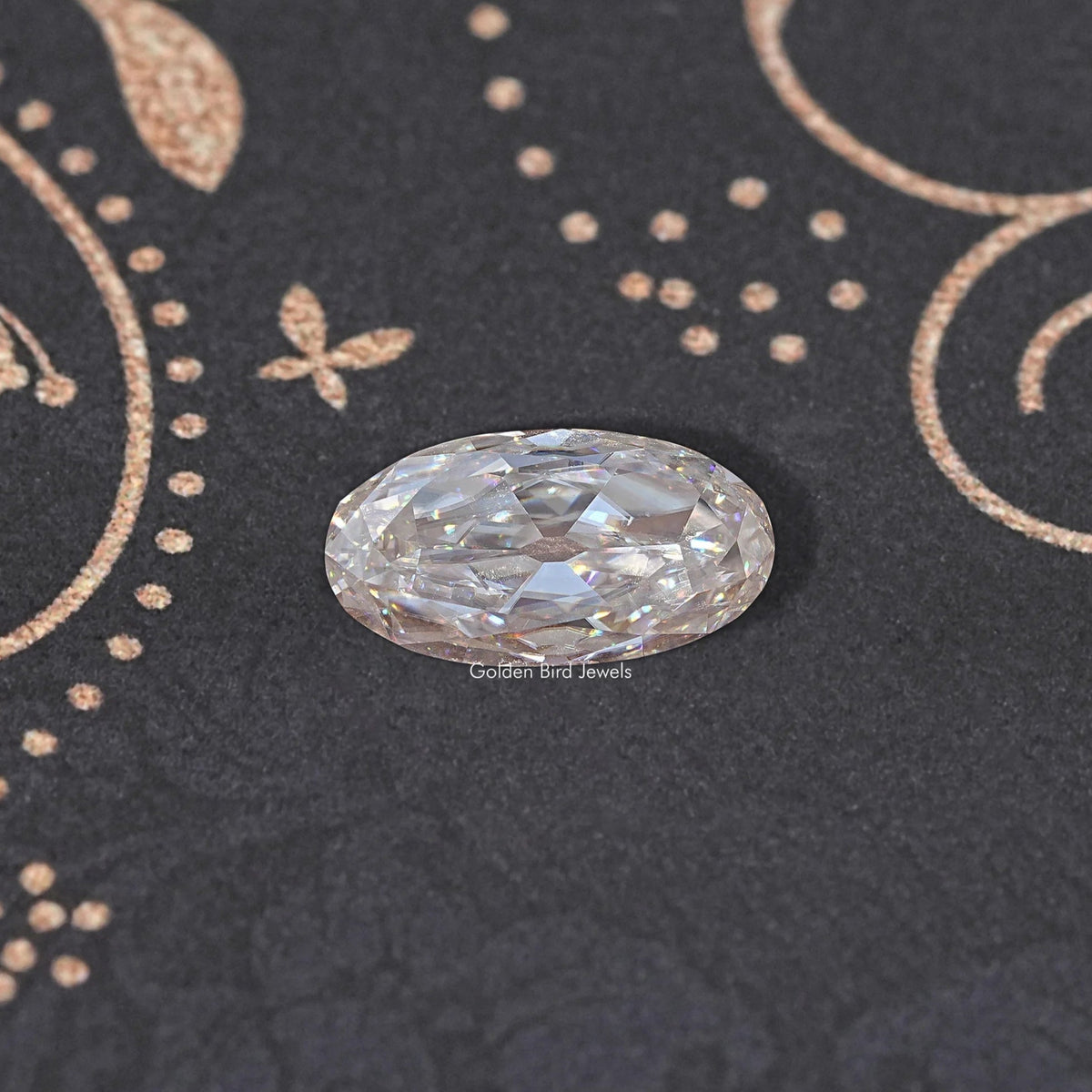 Near Colorless Old Mine Moval Loose Moissanite Stone
