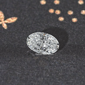 Crushed Ice Oval Loose Moissanite