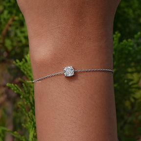 View of cushion cut bracelets for women 