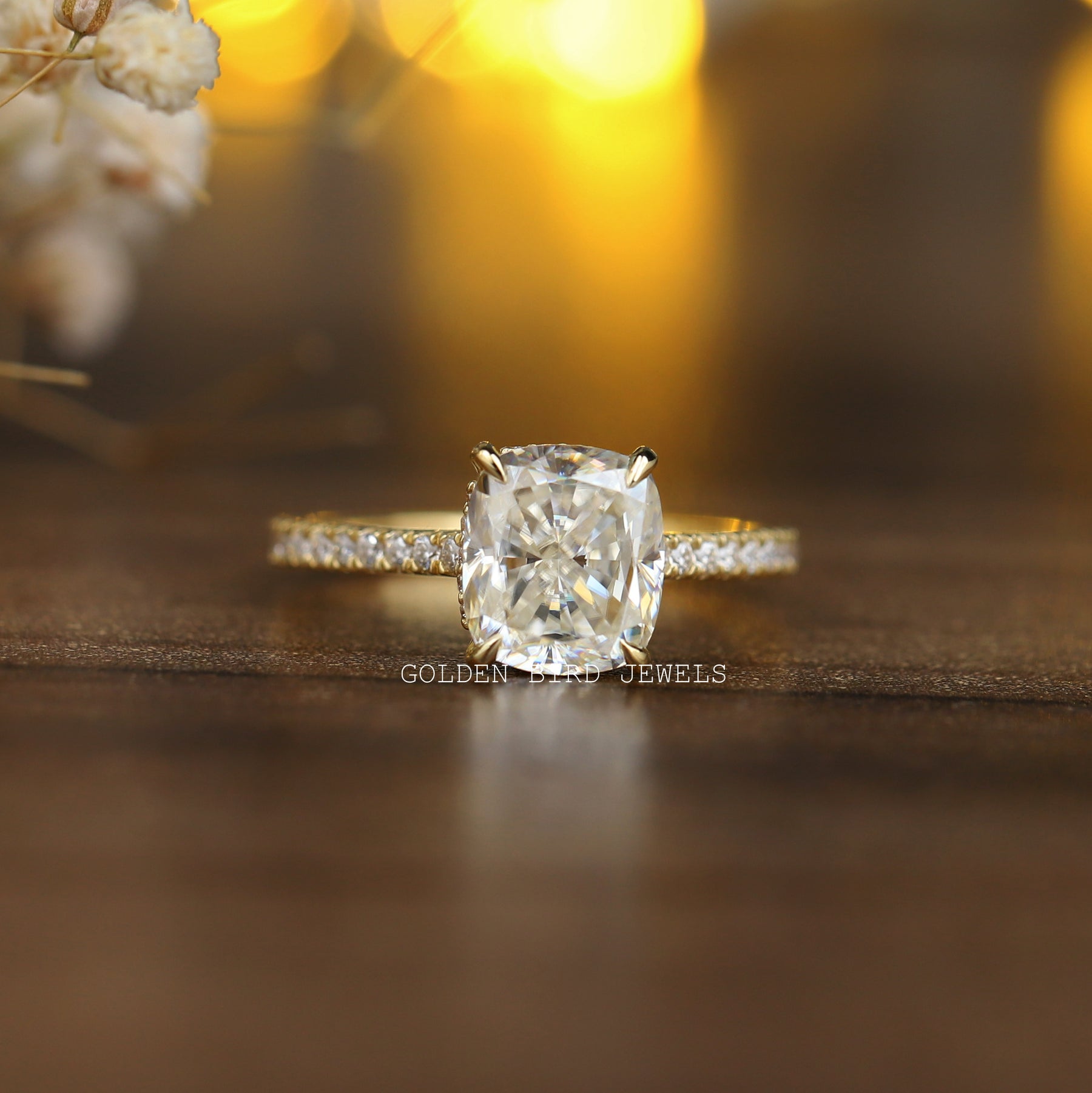 2.5 carat elongated cushion cut diamond Clearance