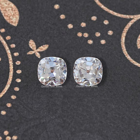 Old Mine Cut Cushion Moissanite Loose Stones