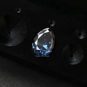 [Pear Shaped Loose Moissanite Stone]-[Golden Bird Jewels]