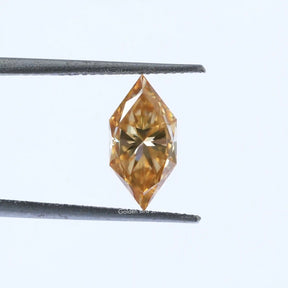 View of Dutch Marquise Cut Loose Moissanite
