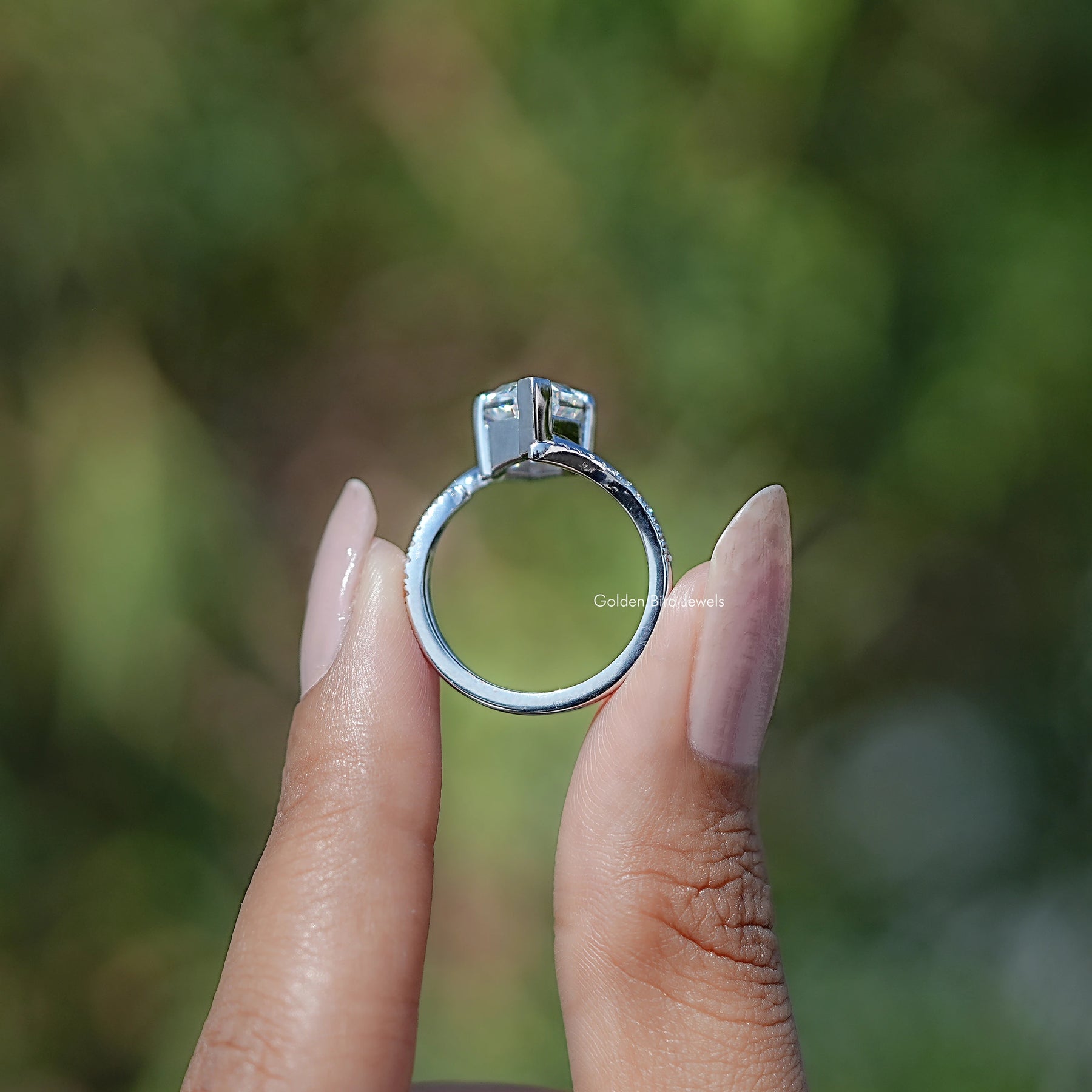 Dutch Marquise Moissanite Bridal Ring Set