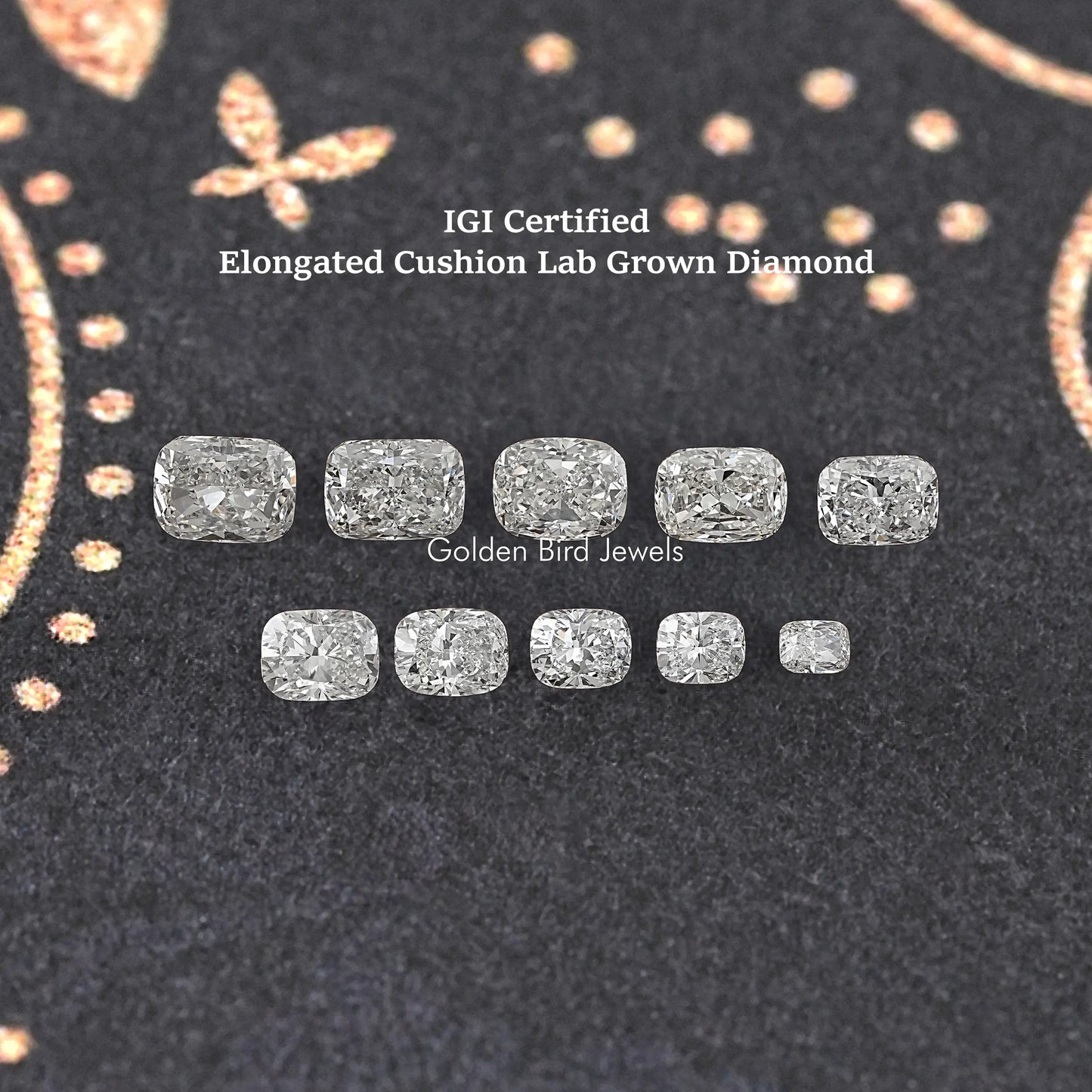 Elongated Cushion Cut Loose Lab Diamond