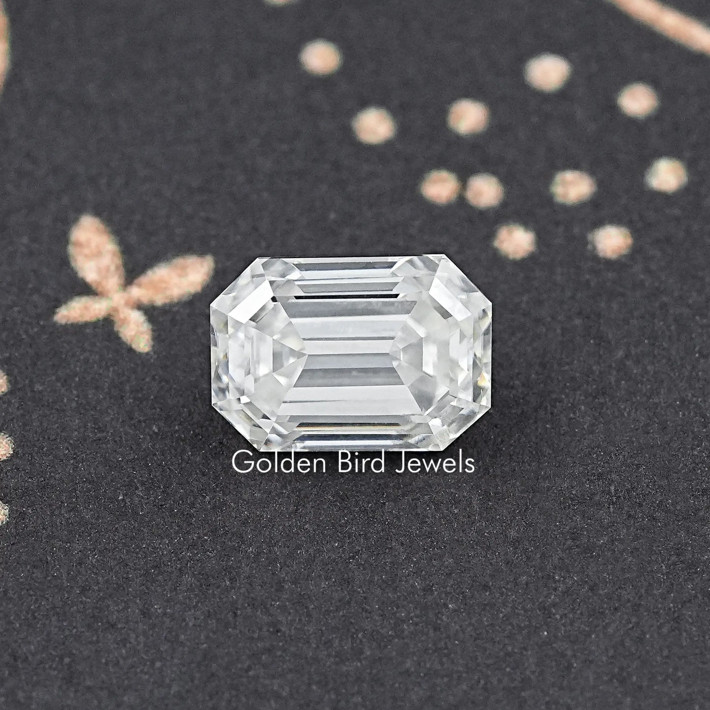 3.40 CT Emerald Cut Moissanite Loose Stone