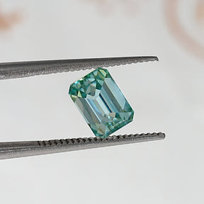 Aqua Blue Emerald Moissanite Loose Stone