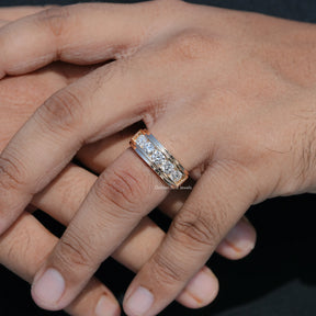 Close view of Lab Diamond Radiant Cut