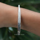 Wedding Round Cut Moissanite Fancy Bangle