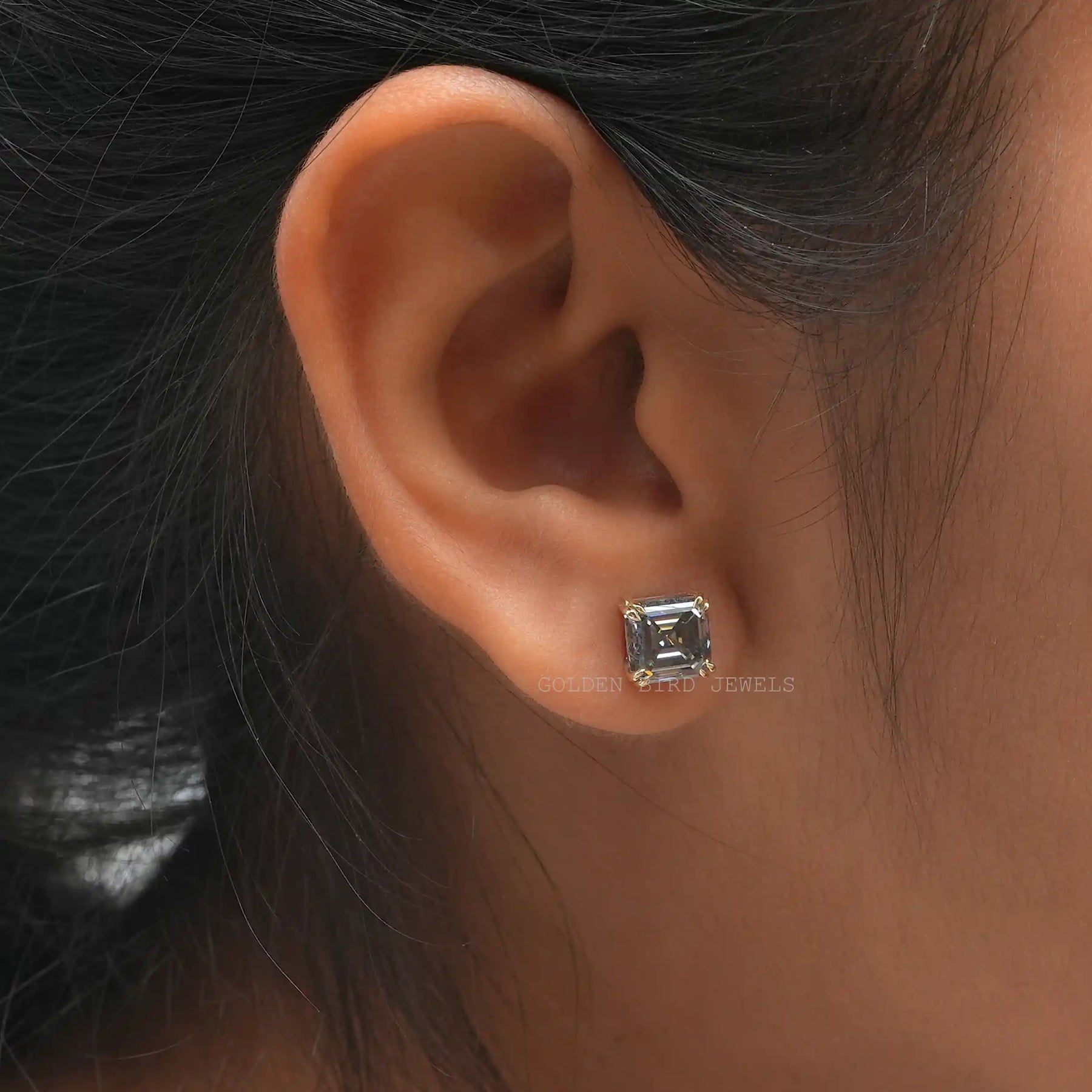 Asscher earrings on sale
