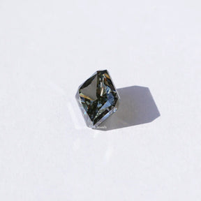 [Radiant cut loose moissanite made of gray color]-[Golden Bird Jewels]