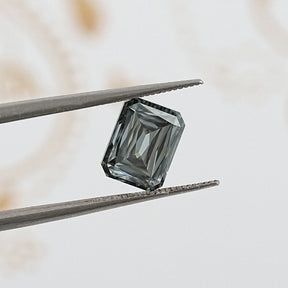 Gray Criss Cut Moissanite Loose Stone