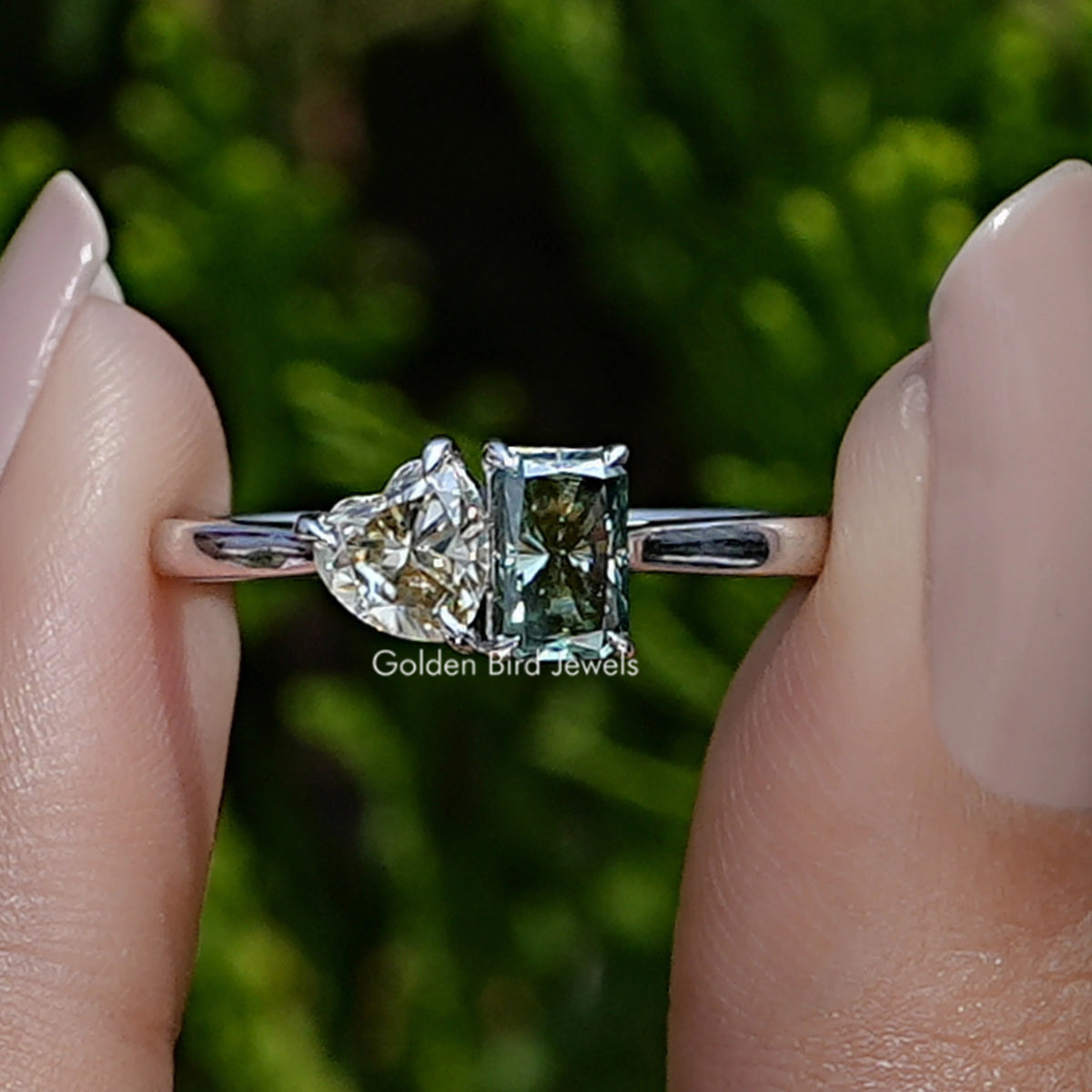 Heart And Radiant Toi Et Moi Ring Heart And Radiant Toi Et Moi Ring